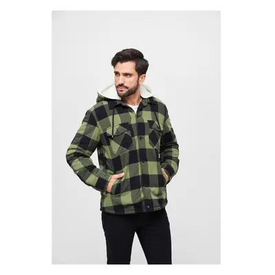 Brandit Lumberjacket Hooded black/olive