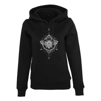 Mr. Tee Ladies Moth Hoody black