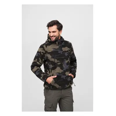 Brandit Teddyfleece Worker Pullover Jacket darkcamo