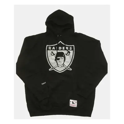 Mitchell & Ness sweatshirt Oakland Raiders NFL Gold Team Logo Hoody black