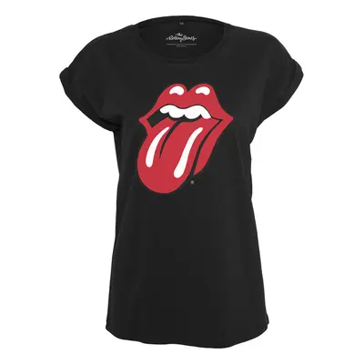 Mr. Tee Rolling Stones Tongue Ladies Tee black