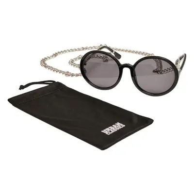 Urban Classics Sunglasses Cannes with Chain black