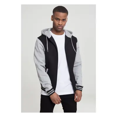 Urban Classics 2-tone Zip Hoody blk/gry