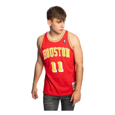 Mitchell & Ness Houston Rockets #11 Yao Ming university red Swingman Jersey