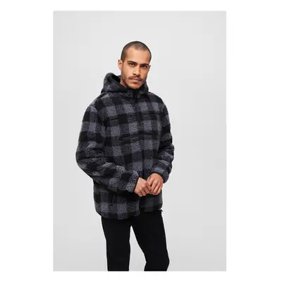 Brandit Teddyfleece Worker Pullover Jacket black/grey