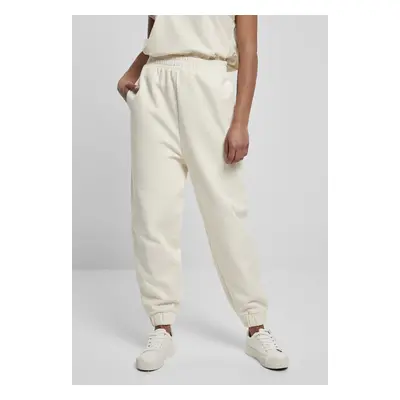 Urban Classics Ladies Organic High Waist Ballon Sweat Pants whitesand