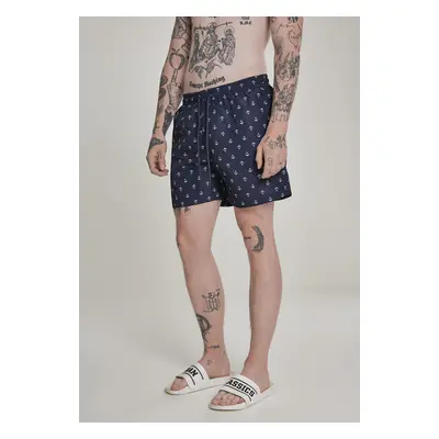 Urban Classics Pattern?Swim Shorts anchor/navy