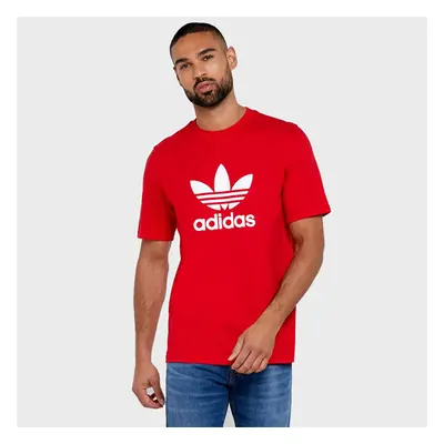 Férfi Pólo Adidas Trefoil Tee Scarlett