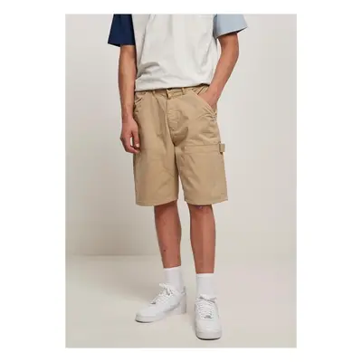 Urban Classics Double Knee Carpenter Shorts unionbeige