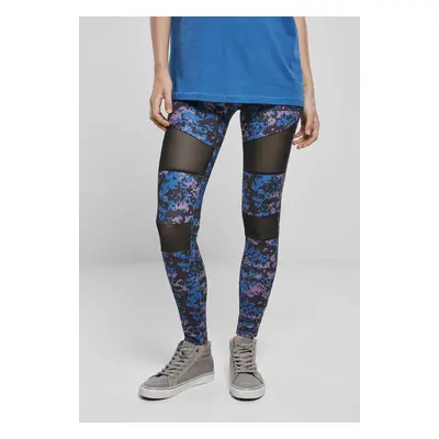 Urban Classics Ladies Camo Tech Mesh Leggings digital duskviolet camo