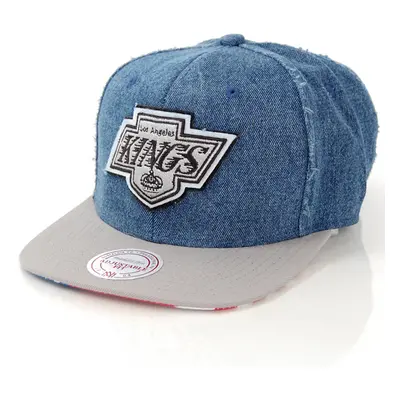 Mitchell & Ness USA LA Kings Denim Snapbacks