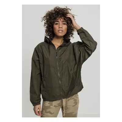 Urban Classics Ladies Oversize Windbreaker darkolive