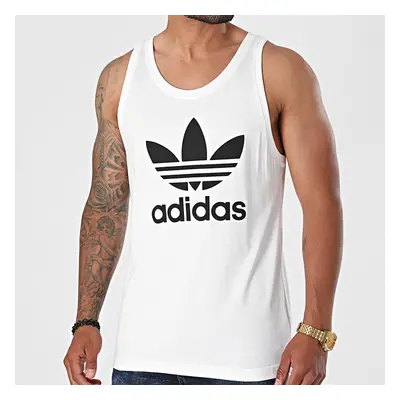 Férfi Atléta Adidas Trefoil Tank Top White