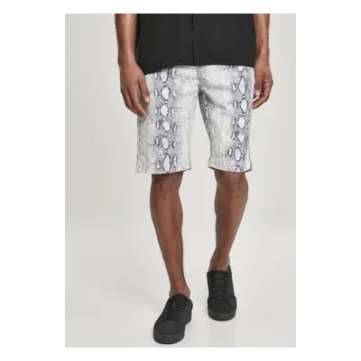 Urban Classics AOP Stretch Shorts offwhite snake