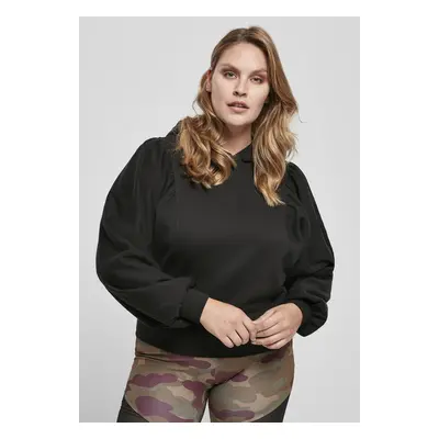 Urban Classics Ladies Organic Gathering Batwing Hoody black