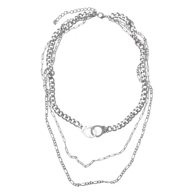 Urban Classics Saturn Layering Necklace silver