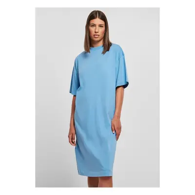 Urban Classics Ladies Organic Long Oversized Tee Dress horizonblue