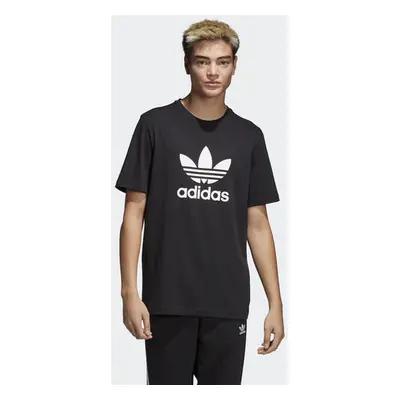 Férfi Pólo Adidas Trefoil Tee Black