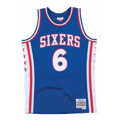 Mitchell & Ness Philadelphia 76ers #6 Julius Erving Swingman Road Jersey royal