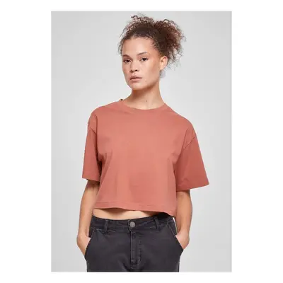 Urban Classics Ladies Short Oversized Tee terracotta