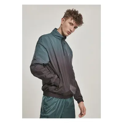 Urban Classics Gradient Pull Over Jacket black/bottlegreen