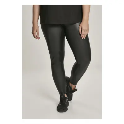 Urban Classics Ladies Faux Leather High Waist Leggings black