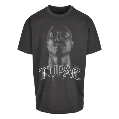 Mr. Tee Tupac Up Oversize Tee charcoal