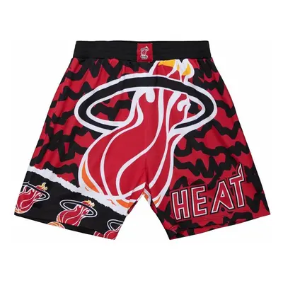 Mitchell & Ness shorts Miami Heat Jumbotron 2.0 Submimated Mesh Shorts red/black