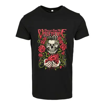 Mr. Tee Ladies Bullet for my Valentine MY Bleeding Heart Tee black