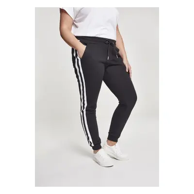 Urban Classics Ladies College Contrast Sweatpants black/white/black