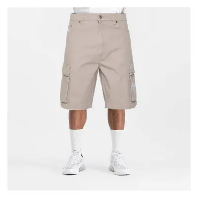 Rovid nadrág Karl Kani Retro Washed Herringbone Cargo Shorts taupe