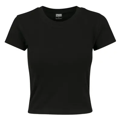 Urban Classics Ladies Stretch Jersey Cropped Tee black