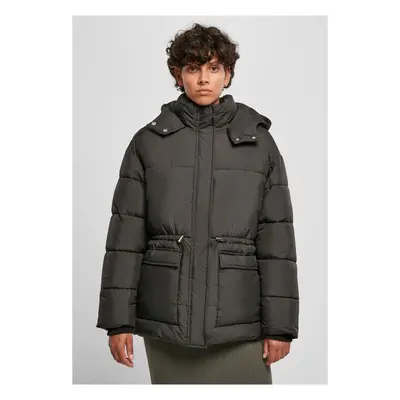 Urban Classics Ladies Waisted Puffer Jacket black