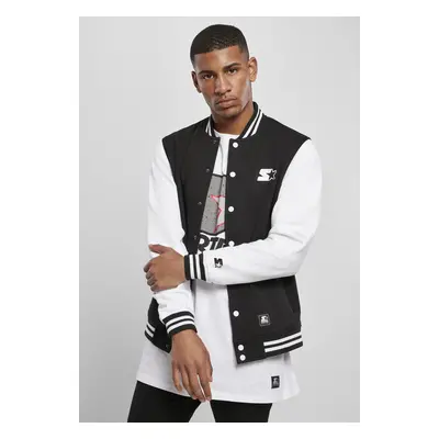 Starter College Fleece Jacket black/white