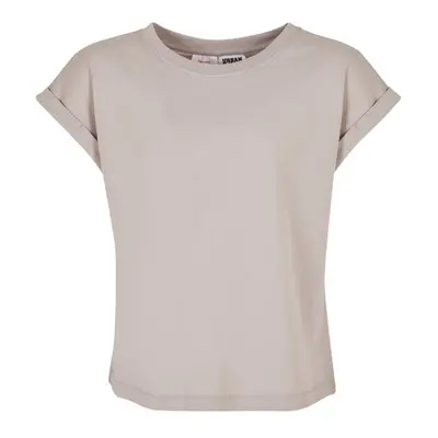 Urban Classics Girls Organic Extended Shoulder Tee warmgrey