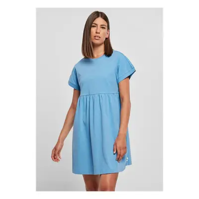 Urban Classics Ladies Organic Empire Valance Tee Dress horizonblue