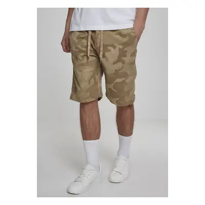 Urban Classics Camo Joggshorts sand camo