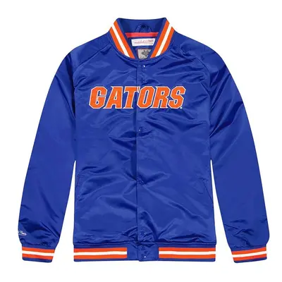 Mitchell & Ness Florida Gators Lightweight Satin Jacket royal