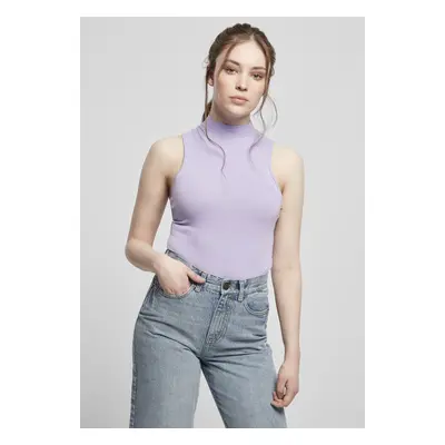 Urban Classics Ladies Sleeveless Turtleneck Body lavender