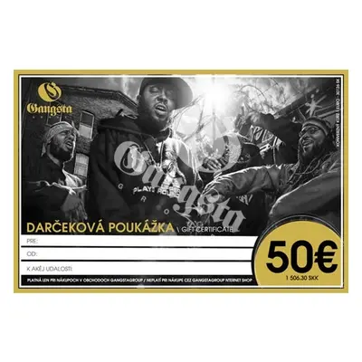 GangstaGroup Gift Certificate Ajándék Utalvany