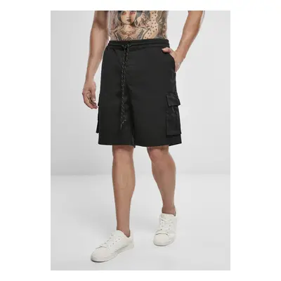 Urban Classics Drawstring Cargo Shorts black