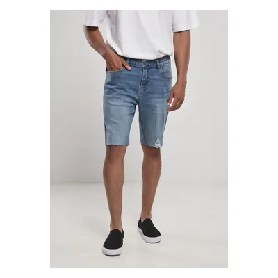 Urban Classics Relaxed Fit Jeans Shorts light destroyed washed