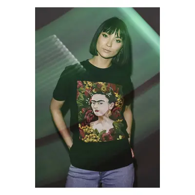 Mr. Tee Ladies Frida Kahlo Portrait Tee black