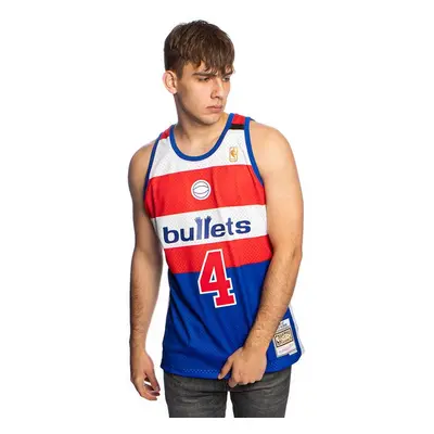 Mitchell & Ness Washington Bullets #4 Chris Webber royal/red Swingman Jersey