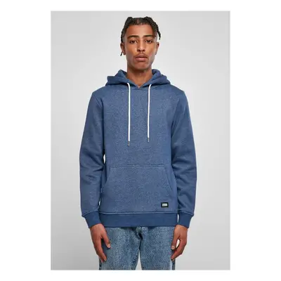 Urban Classics Basic Melange Hoody bluelightmelange