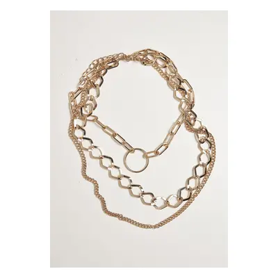 Urban Classics Ring Layering Necklace gold