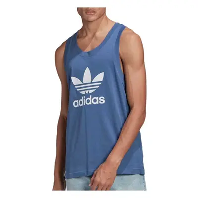 Férfi Atléta Adidas Trefoil Tank Top Blue