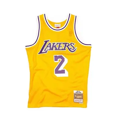 Mitchell & Ness Los Angeles Lakers #2 Derek Fisher Swingman Jersey yellow