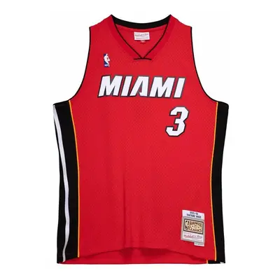 Mitchell & Ness Miami Heat #3 Dwayne Wade Swingman Jersey red