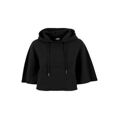 Urban Classics Ladies Cropped Hooded Poncho black